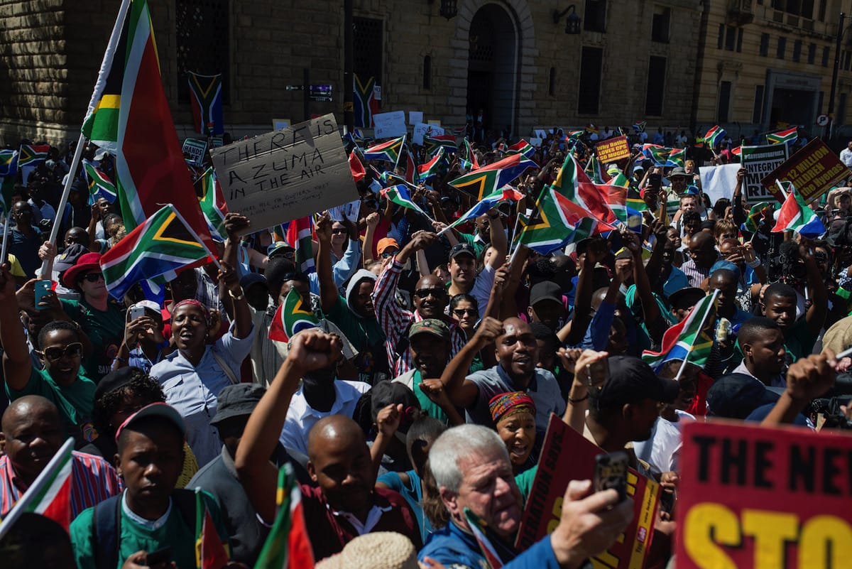 South Africans Protest Zuma Must Go - Spur Magazine