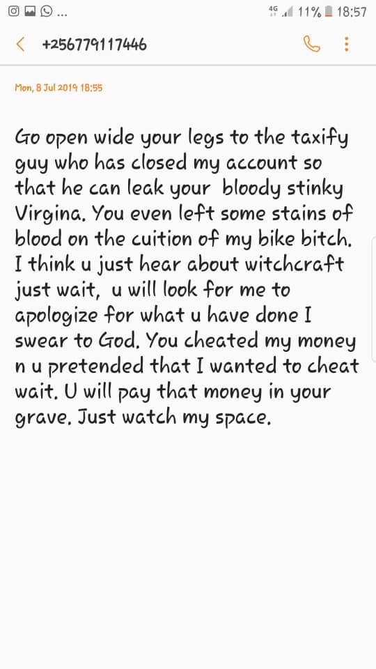 Bolt Boda Rider Exposed On Twitter | Spurzine