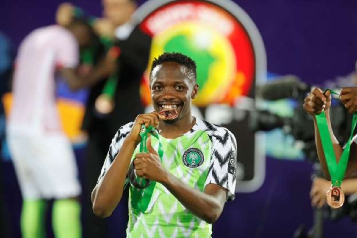 Nigeria's forward Ahmed Musa.